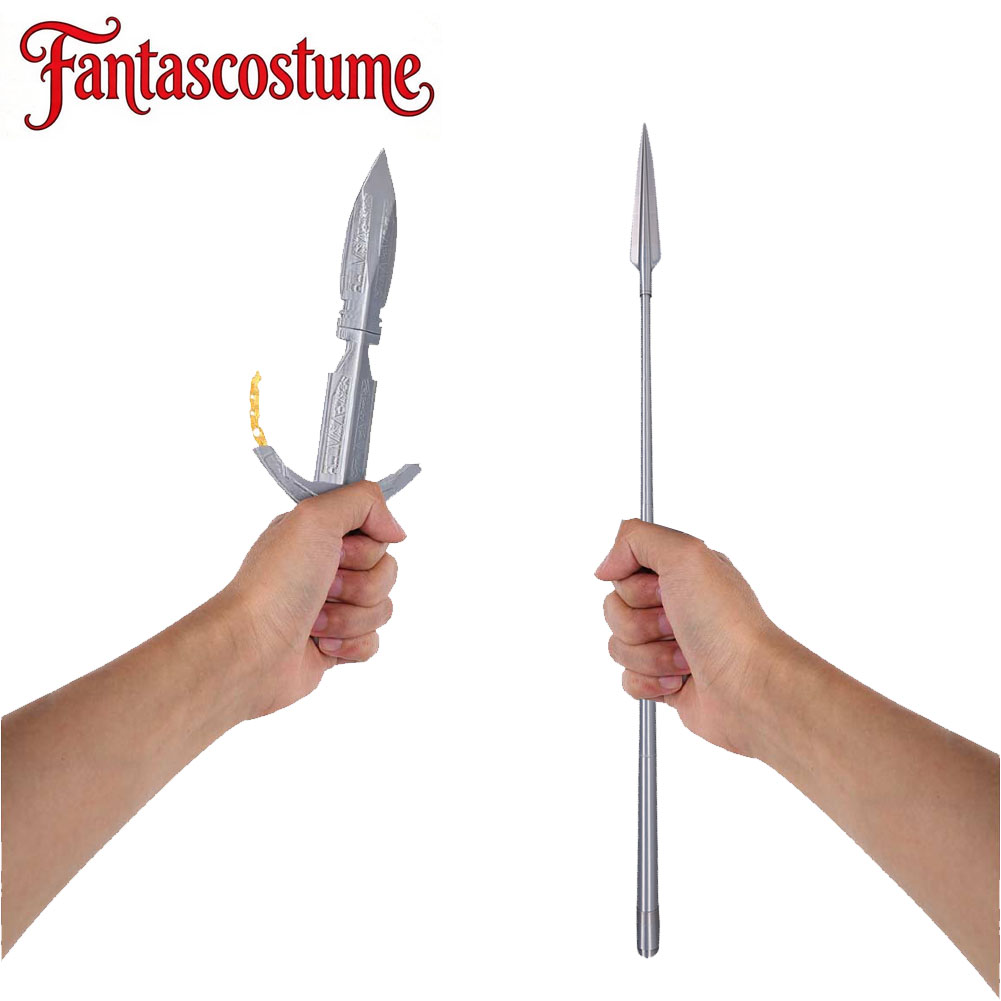 Cosplay Prop Sword - Пластиковый телескопический копьё Дина Джайрина для