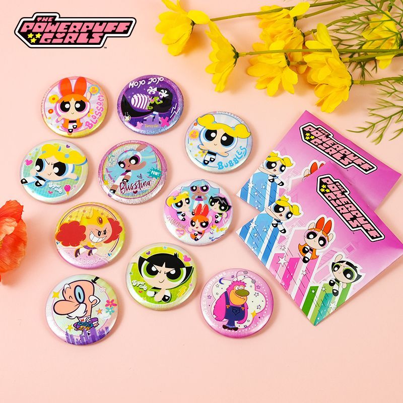 Official Merchandise Anime - Полный набор официальных сувениров Powerpuff Girls: