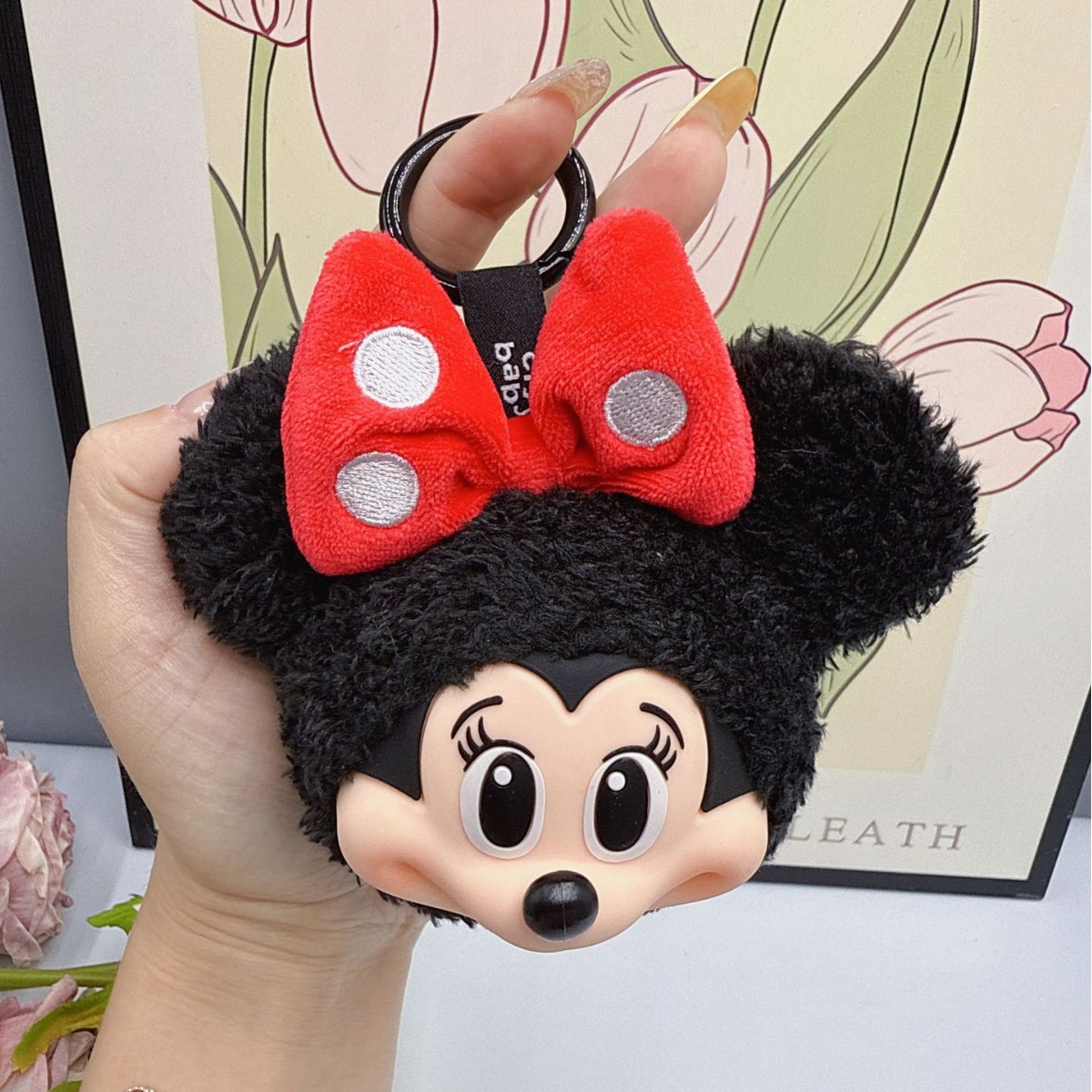 Cute Anime Merchandise - Микки и Минни, плюшевая кукла, брелок,