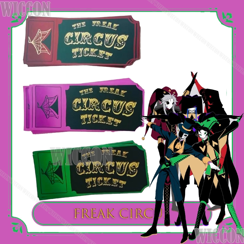 Anime Merchandise Europe - Цирковая билетная карта Freak Красный Зеленый