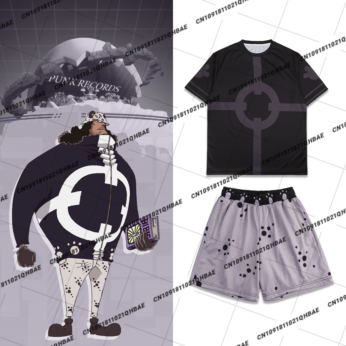 Given Anime Merchandise - Новый костюм для косплея Bartholemew Kuma