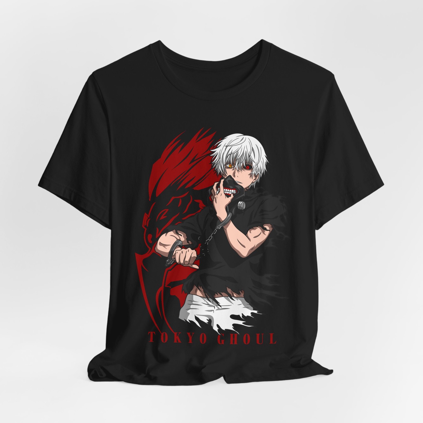 Anime Merchandise T Shirt - Футболка с изображением аниме «Токийский гуль»,