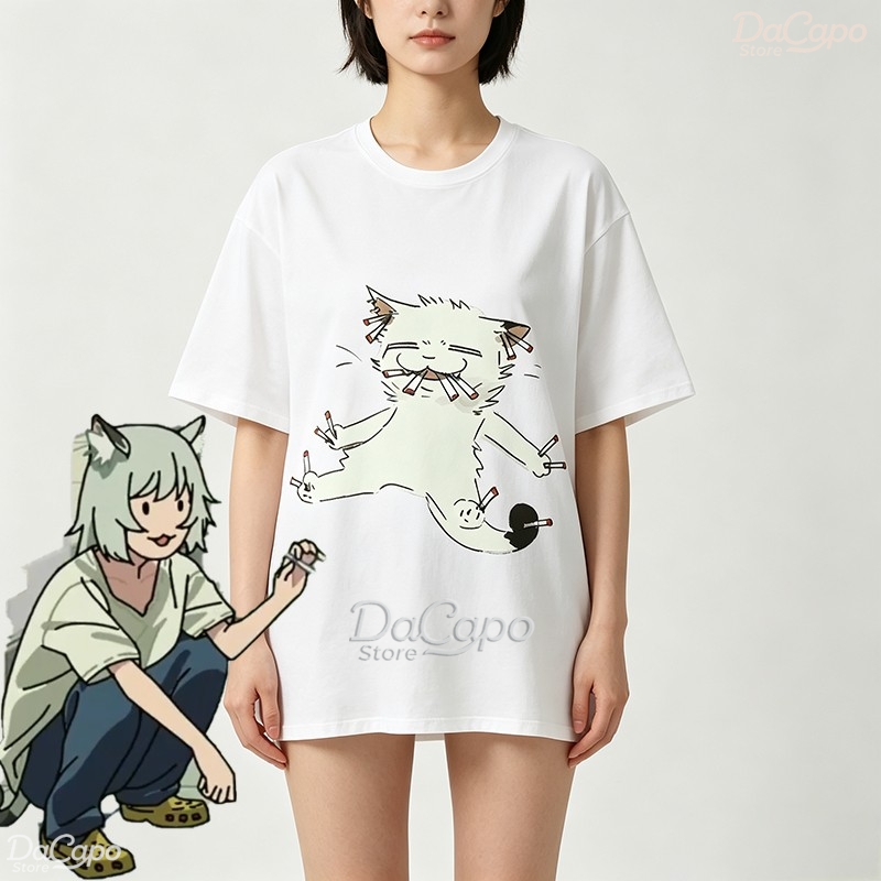 Футболка Chainsmoker Cat Yanik – обзор и цена Anime Merchandise T Shirt